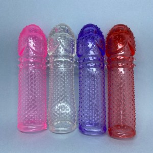 Capa Peniana  Expansora Silicone  Com estimulador